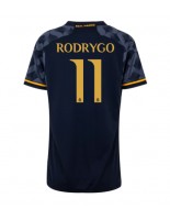 Real Madrid Rodrygo Goes #11 Vieraspaita Naisten 2023-24 Lyhythihainen
